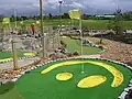 Inside the golf course
