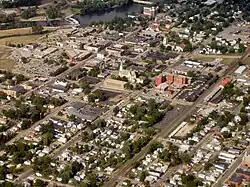Mishawaka downtown, looking north