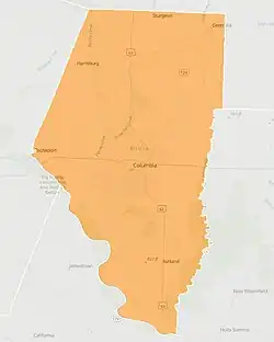 Map of the district