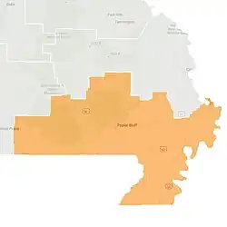 Map of the district