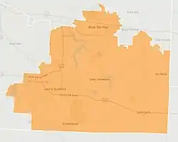 Map of the district