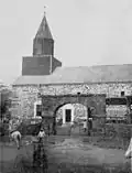The gate of the church built about 1900