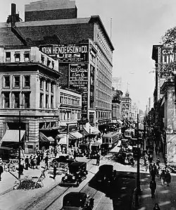 In 1930 at Stanley Street