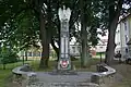 Monument to the Border Protection Forces soldiers who died in the fight against Ukrainian Insurgent Army