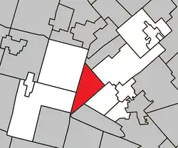 Location within Les Pays-d'en-Haut RCM