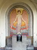 Mosaic at the gravesite of Georg Clages (1894–1920), Urnenhain Tolkewitz, Dresden