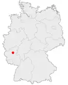 Position of Burg Bischofstein