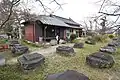 Io-in in Kashhara, with pilfered foundation stones from Moto-Yakushi-ji Kondo