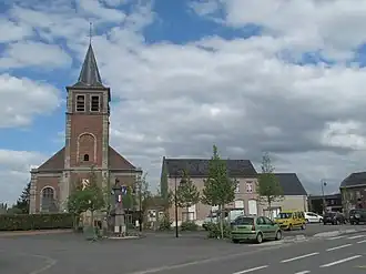 Mouchin, church