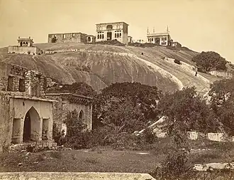 Moula Ali hill in 1875