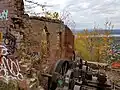 Abandoned powerhouse at the former casino