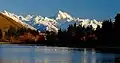 Mount D'Archiac from Lake Clearwater
