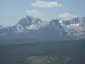 Mount Heyburn seen from ridge to southeast of Stanley