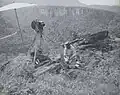 Tellurometer being set up by the US National Geodetic Survey in Ethiopia
