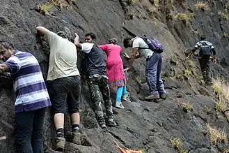 The way to the cave
