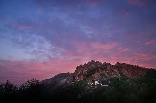 Mount Abu is a popular hill station in Rajasthan.