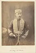 Mumtaz-ud-Daulah of the Budh Royal Family attributed to Felice Beato
