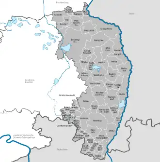 Municipalities of the district of Görlitz