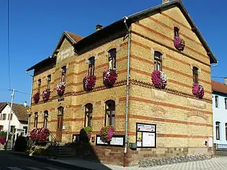 The town hall in Mussig