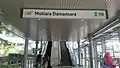 Entrance A to the Mutiara Damansara station.