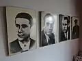 Portraits of part of the members of the first Central Committee of CPM in 1943