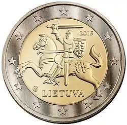 Image 25Lithuanian 2 Euro coin