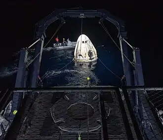 Recovery of Crew-1