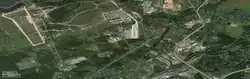 Satellite imagery of Alabino east of its proving ground
