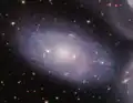 NGC 7320 imaged by the James Webb Space Telescope.