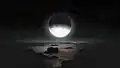 Pluto by moonlight (artist concept).