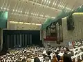 View of the stage