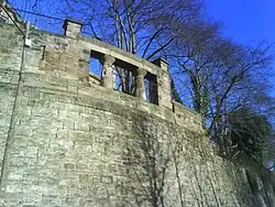 Detail of Retaining Wall at the 'Sixty Steps'