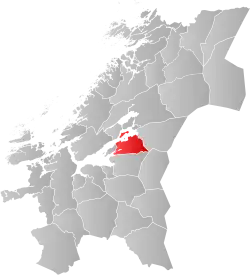 Levanger within Trøndelag