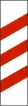 Distance to level crossing Furthest from the crossing.