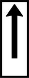 Direction for a stop or parking regulation sign