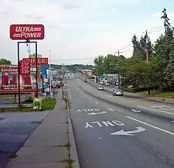 Route 211 looking towards Wallkill from Middletown