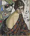 "Portrait of a Lady", 1916–1917, Oil on canvas, Art Museum of Estonia