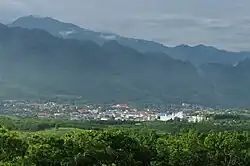View of Namtit from Mengding Qingshuihe, China