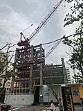 Construction progress April 2025