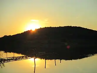 Sunset at the lake