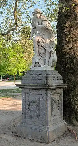 Narcissus by Albert Desenfans, original by Gabriël Grupello