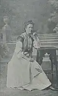 Female folk dress from Zeta, late 19th and early 20th century, Magazine "Bosna", Belgrade City Library, 1910.