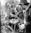 A scene in Hiroshima around 17:00 on 6 August 1945