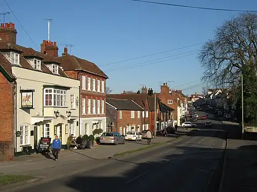 Image 26View looking east along West Street, New Alresford (from Portal:Hampshire/Selected pictures)