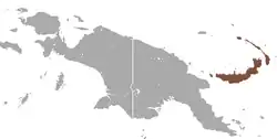 Map of range