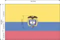 Construction sheet of the presidential flag