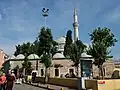 Northwest side of the mosque, outside the courtyard