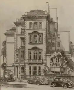 No.17 Grosvenor Crescent, the Keyser home and first King Edward VII's Hospital for Officers[7]