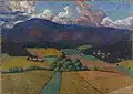 "Norwegian Landscape", 1909, Oil on canvas, Art Museum of Estonia
