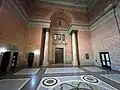 North side of entrance lobby